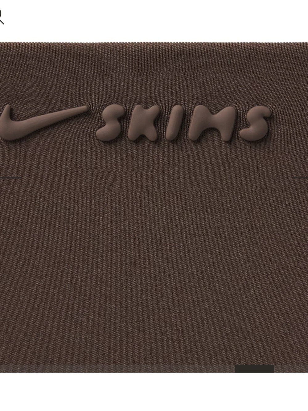 NWT Skims Nike flare legging New dark sepia Brown - Picture 4 of 8